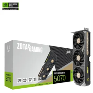 ZOTAC GAMING GeForce RTX 5070 SOLID – Carte Graphique GeForce 12G GDDR7