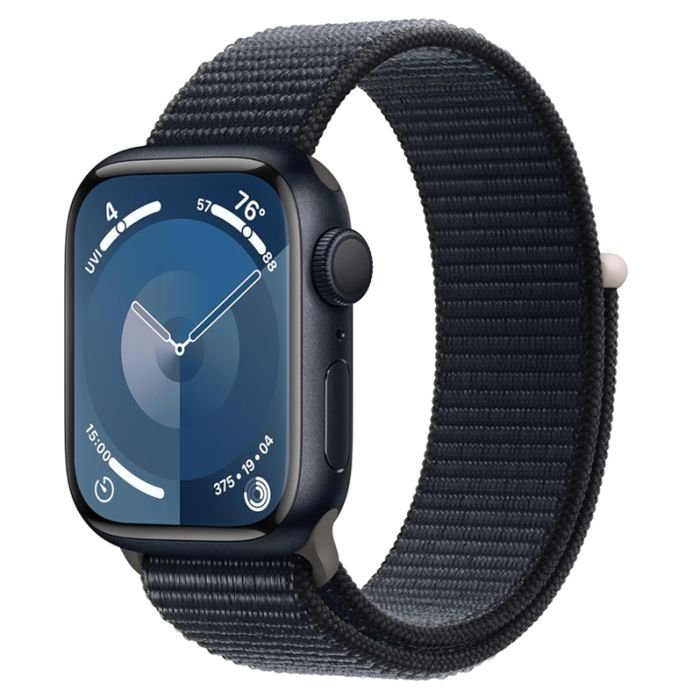 APPLE Watch Séries 9 GPS Midnight Aluminium – 41MM Avec Boucle Sport Minuit