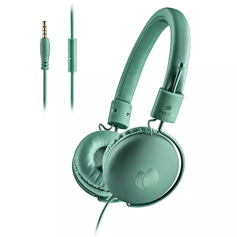 Micro Casque Filiaire NGS Cross Hop Teal Vert