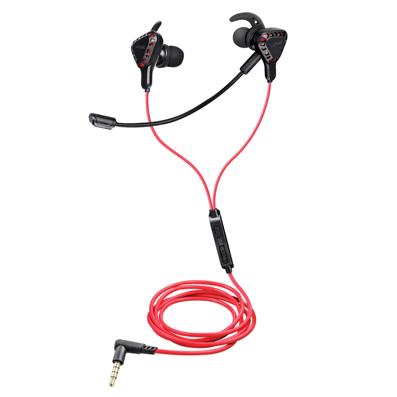 Trust Cobra GXT 408 – Écouteurs de jeu multiplateforme Noir