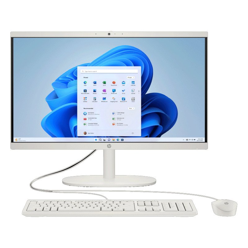 PC DE BUREAU ALL IN ONE HP 22-DG0002NK I3-N300 8GO 512GO SSD WINDOWS 11