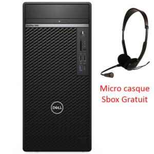 PC DE BUREAU DELL OPTILEX 7080 I7 10GÉN 4GO 1TO W11 NOIR