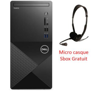 PC DE BUREAU DELL VOSTRO 3910 I7 12GÉN 8GO 512GO SSD W11 NOIR