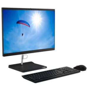 PC DE BUREAU LENOVO TOUT EN UN V30A I5 10GÉN 4GO 256GO SSD WINDOWS 11 PRO