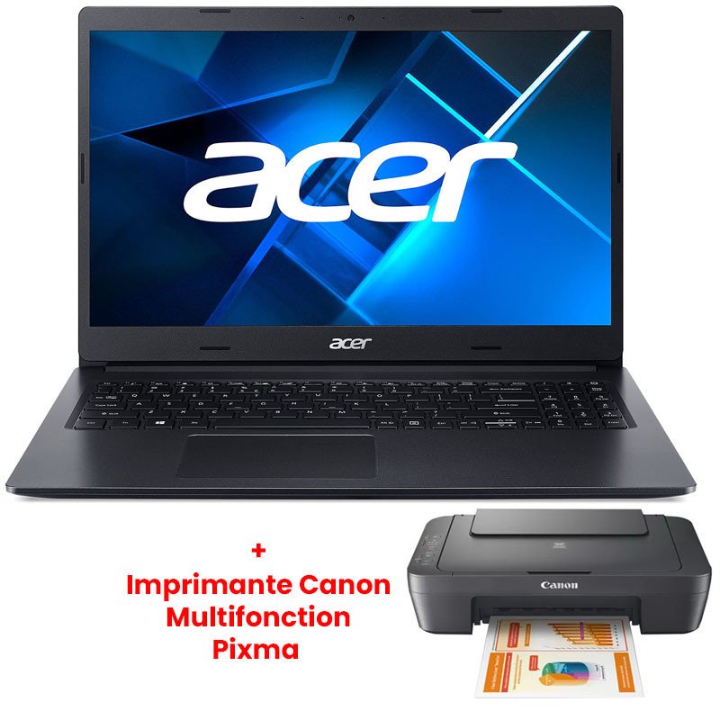 PC PORTABLE ACER EXTENSA 15 I7 11GÉN 12GO 512GO SSD WINDOWS 11 PRO