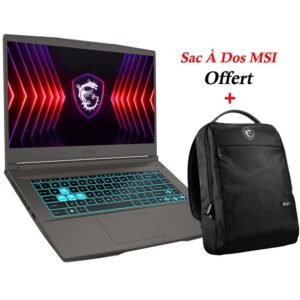 PC PORTABLE GAMER MSI THIN 15 B13UCX I5 13È GÉN 32G RTX 2050