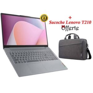 PC PORTABLE LENOVO IDEAPAD SLIM 3 15AMN8 AMD RYZEN 3 8G 256G SSD – GRIS