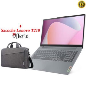 PC PORTABLE LENOVO IDEAPAD SLIM 3 15AMN8 AMD RYZEN 5 16G 512G SSD – GRIS