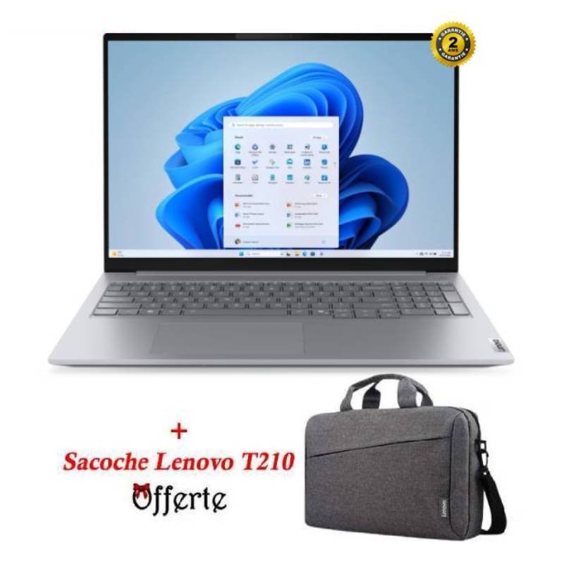 PC PORTABLE LENOVO THINKBOOK 16 G8 IAL ULTRA 5 225U 16GO 512GO SSD – GRIS
