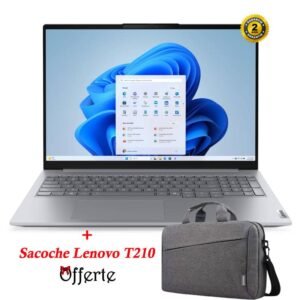 PC PORTABLE LENOVO THINKBOOK 16 G8 IRL INTEL CORE 7 240H 16GO 512GO SSD – GRIS
