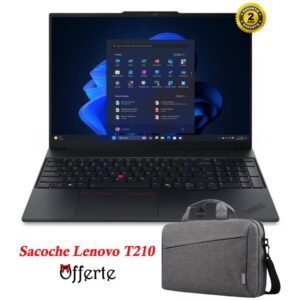PC PORTABLE LENOVO THINKPAD E16 GEN 3 INTEL CORE 5 210H 8GO 512GO SSD – NOIR