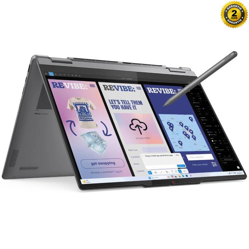 PC PORTABLE LENOVO YOGA 7 2EN1 14ILL10 ULTRA 7 258V 32GO 1TO SSD – GRIS
