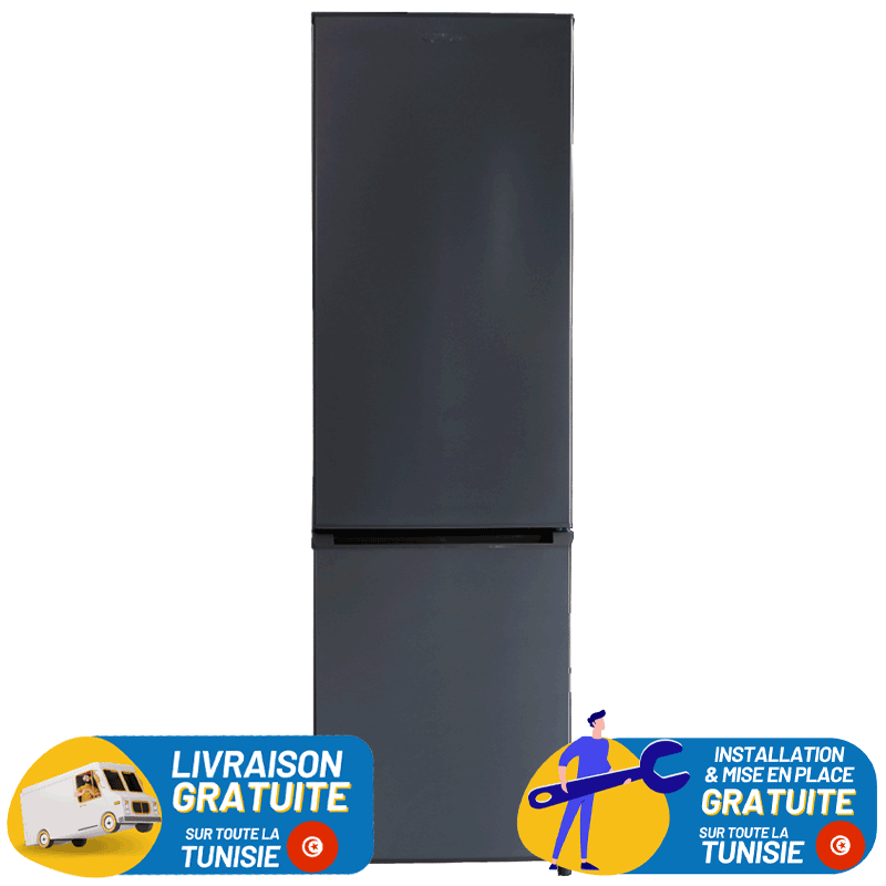 RÉFRIGÉRATEUR COMBINÉ BIOLUX CB-36S 267L DEFROST – GRIS