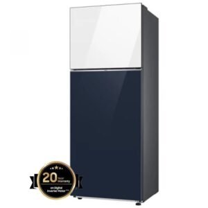 RÉFRIGÉRATEUR SAMSUNG RT42CB66448AEL 415LITRES NOFROST – BLEU MARINE&BLANC
